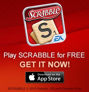 Play SCRABBLE Anytime, Anywhere, on your mobile device!